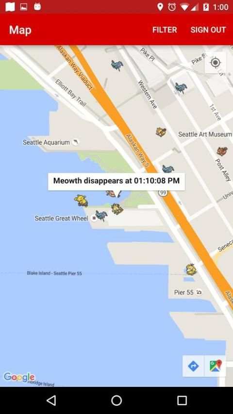 PokeMap - Maps for Pokemon Go 2 تصوير الشاشة