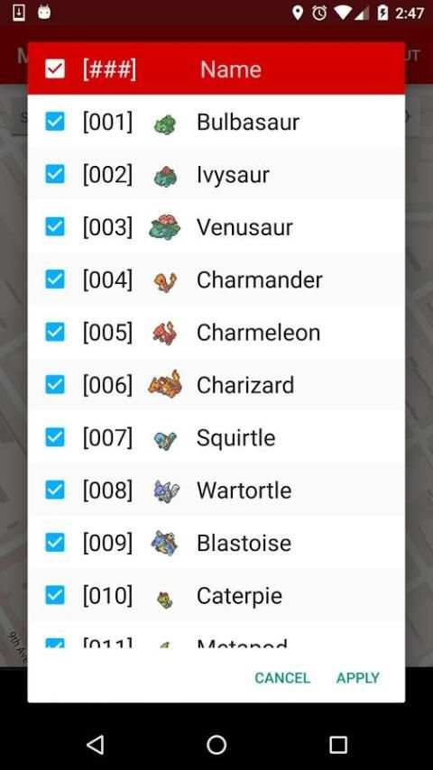 PokeMap - Maps for Pokemon Go 1 تصوير الشاشة