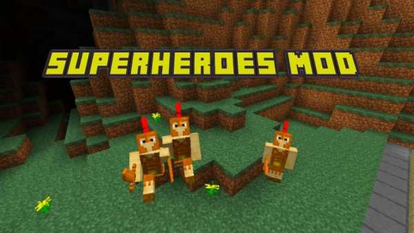Superheroes MOD for MCPE PE screenshot 1