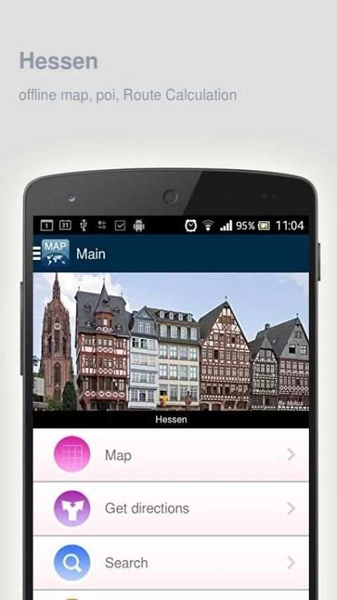 Hessen Map offline screenshot 9