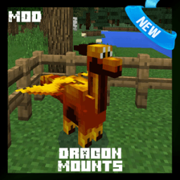 ikon Dragon Mount Mod for MCPE