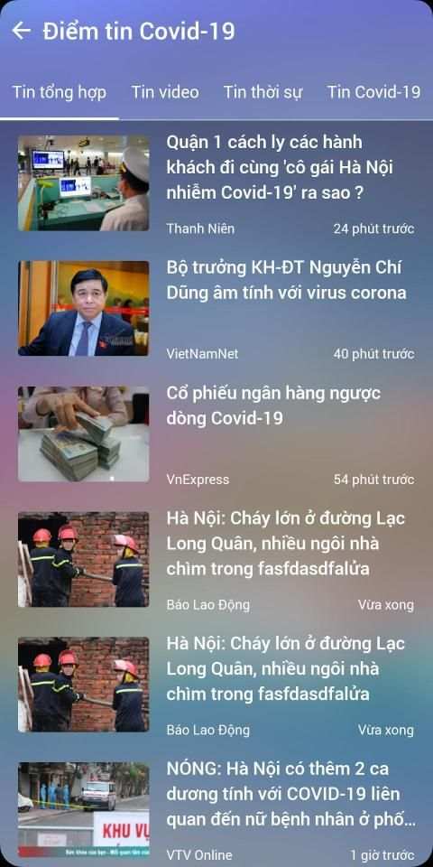 COVID-19 screenshot 1