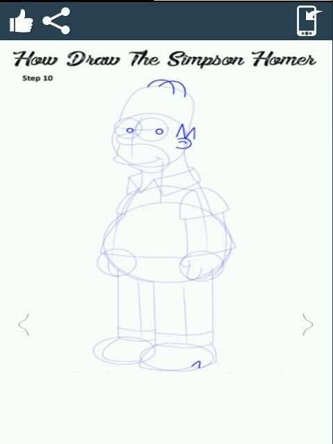 How Draw The Simpson скриншот 1