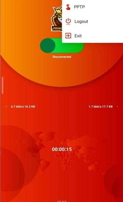 PRINCE VPN screenshot 1