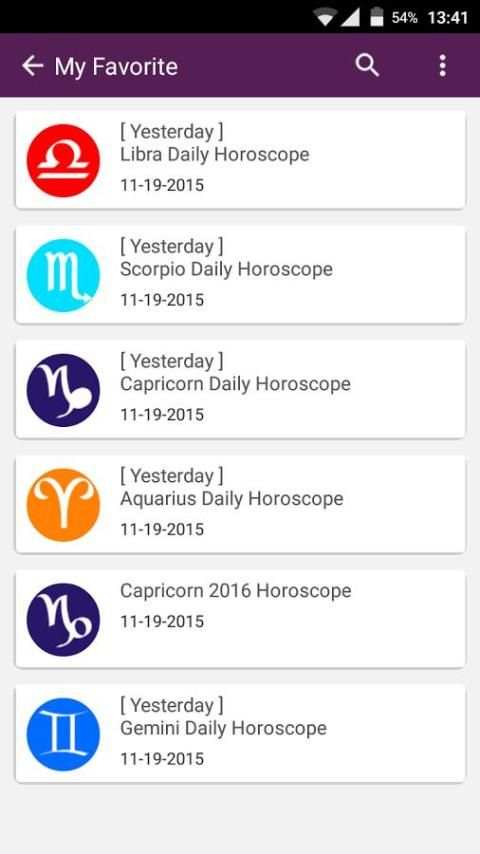 Horoscopes 2016 скриншот 2