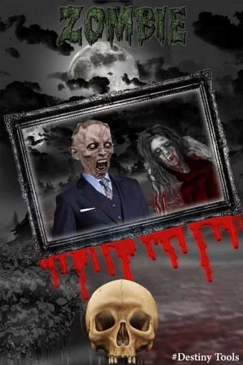 Zombie Photo Frame स्क्रीनशॉट 3