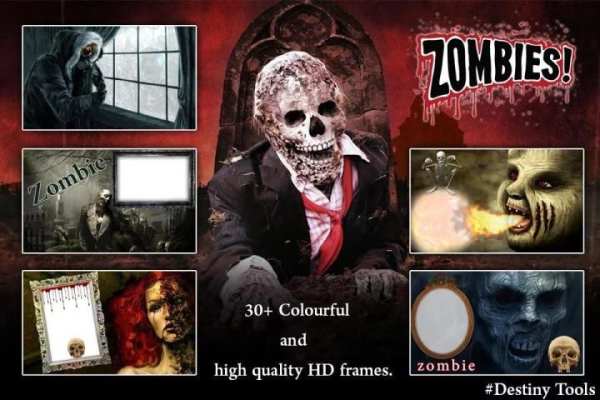 Zombie Photo Frame स्क्रीनशॉट 5