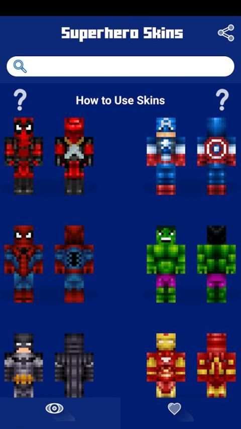 Skins for Minecraft Superhero screenshot 2