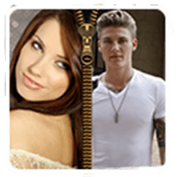 couple zipper lock أيقونة