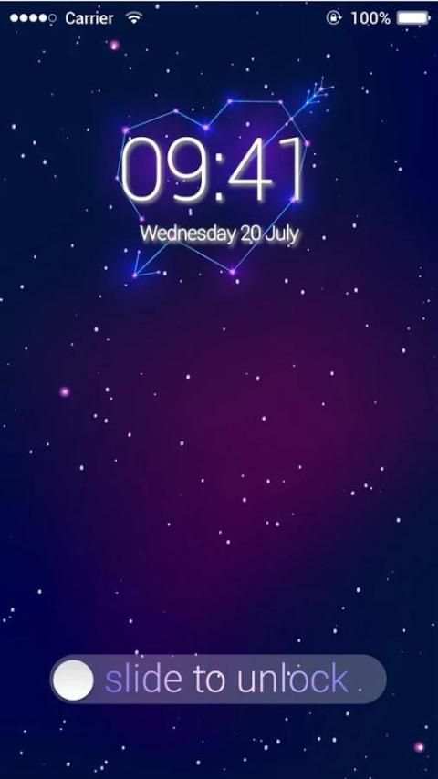 AppLock Theme Galaxy screenshot 1