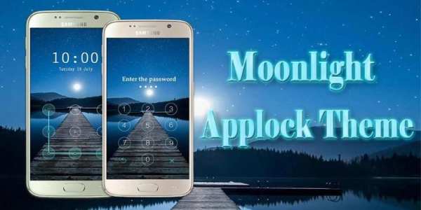 AppLock Tema Moonlight screenshot 4