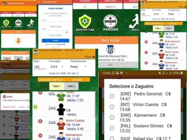 Escala Cartola screenshot 1