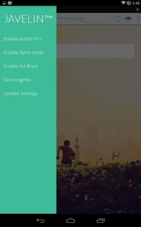 Javelin Browser screenshot 2