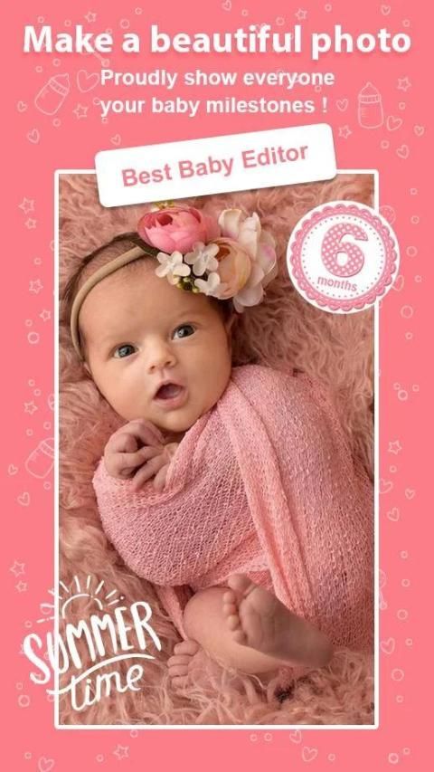 Baby Photo Editor : Baby Story स्क्रीनशॉट 1
