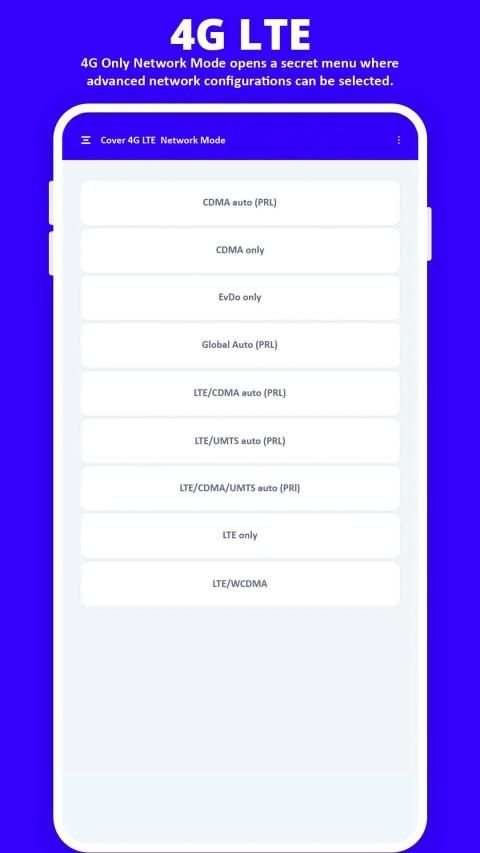 4G LTE Mode - 4G LTE Only screenshot 2