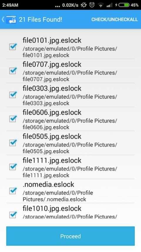 ESLock File Recovery Lite 4 تصوير الشاشة