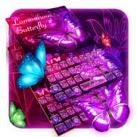 Luminous butterfly keyboard on 9Apps