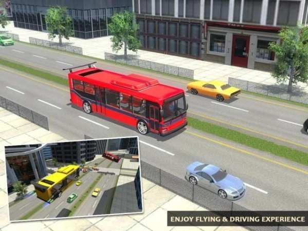 Flying Coach Bus Pilot 3D 2016 screenshot 12