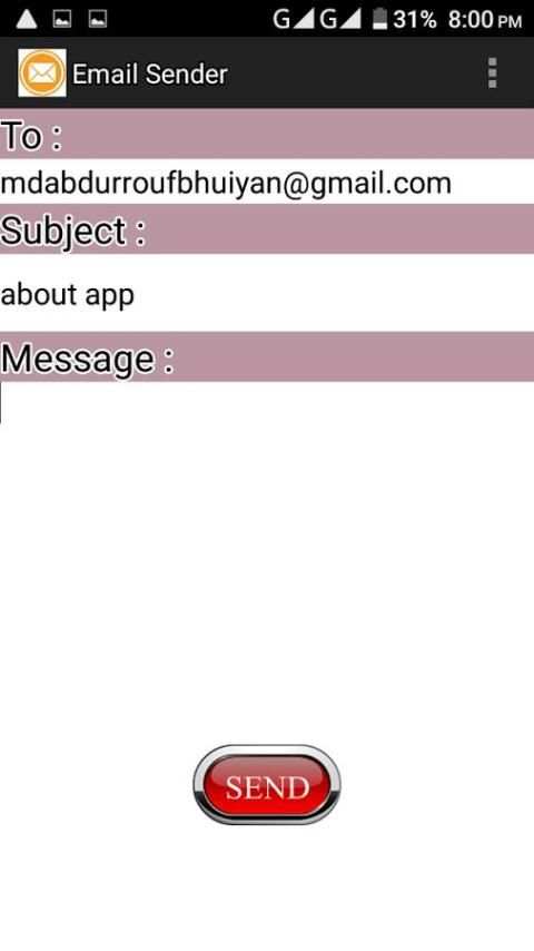 Easy Email Sender скриншот 1