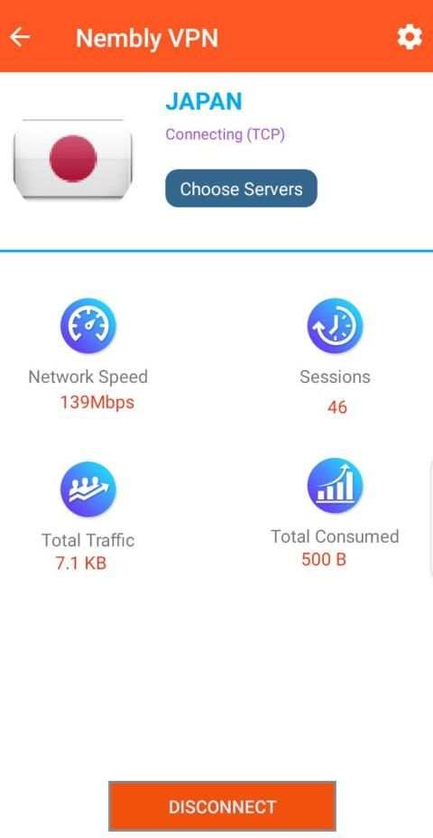 Nembly VPN screenshot 1