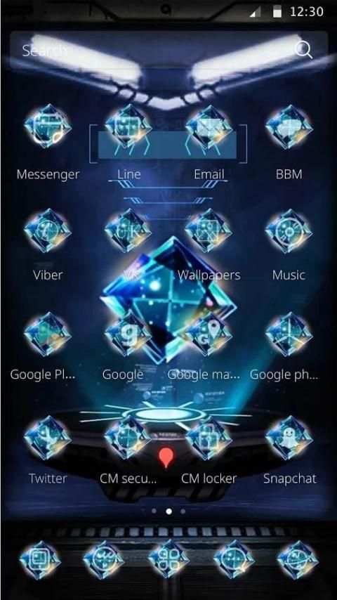 3D Keren Tek Tema screenshot 3