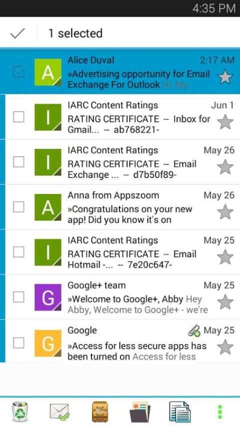 Sync Gmail - Android App скриншот 2