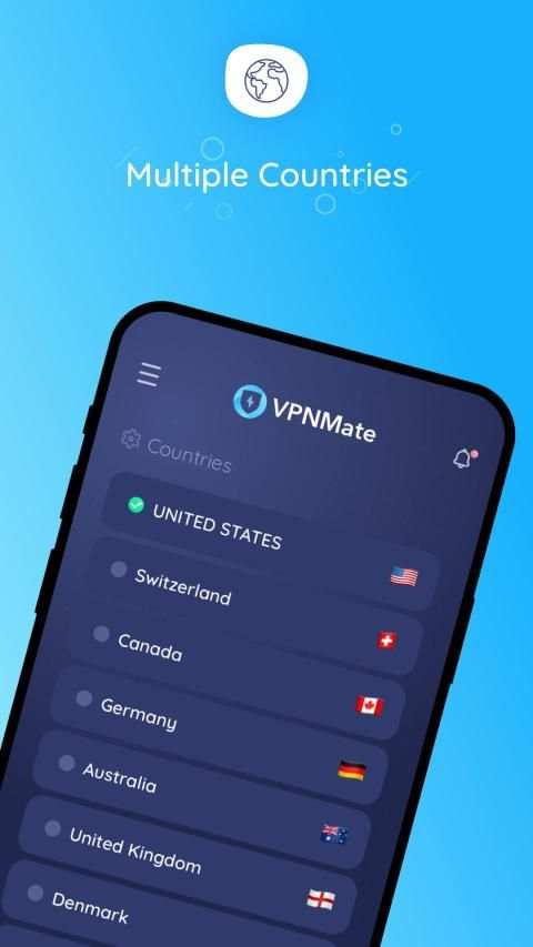 VPNMate - Free VPN & Proxy for Android स्क्रीनशॉट 3