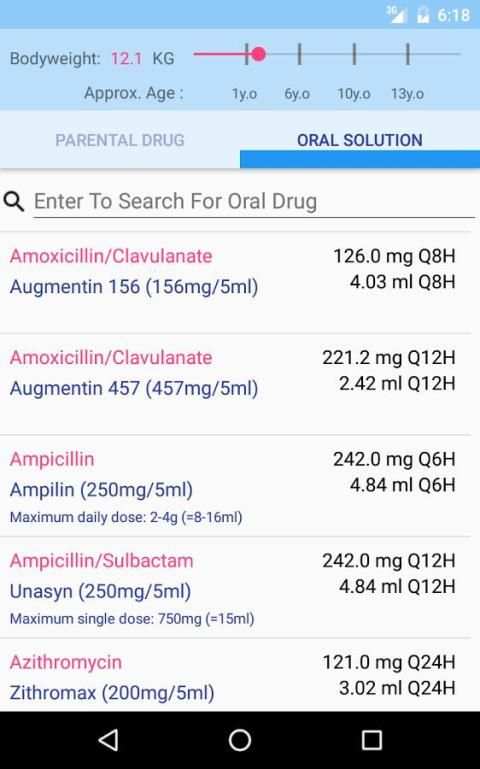 Pediatric Dosage Calculator screenshot 7