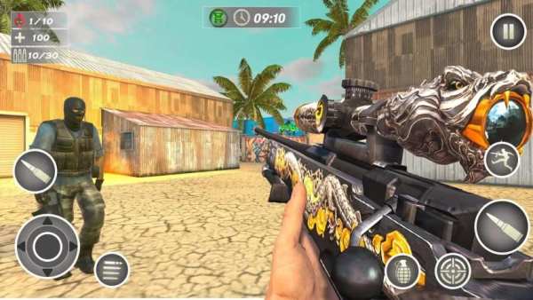 FPS Commando Shooter: Gun Shooting Games स्क्रीनशॉट 3