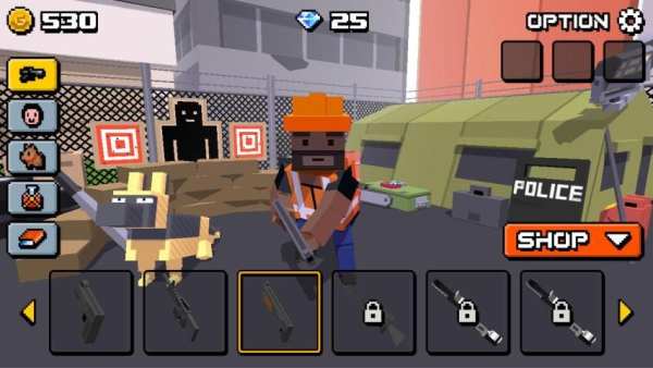 Cube Zombie War screenshot 2