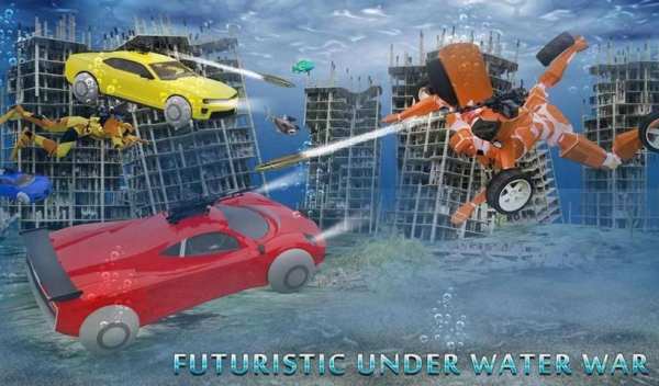 Underwater Robot Car Transform screenshot 5
