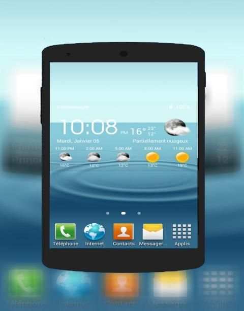Transparent clock & weather screenshot 7