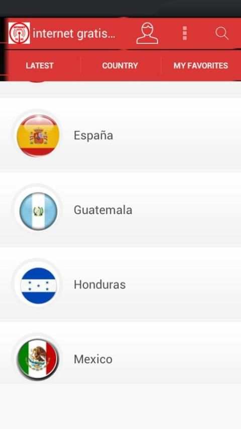 Internet Gratis Android 2016 screenshot 1
