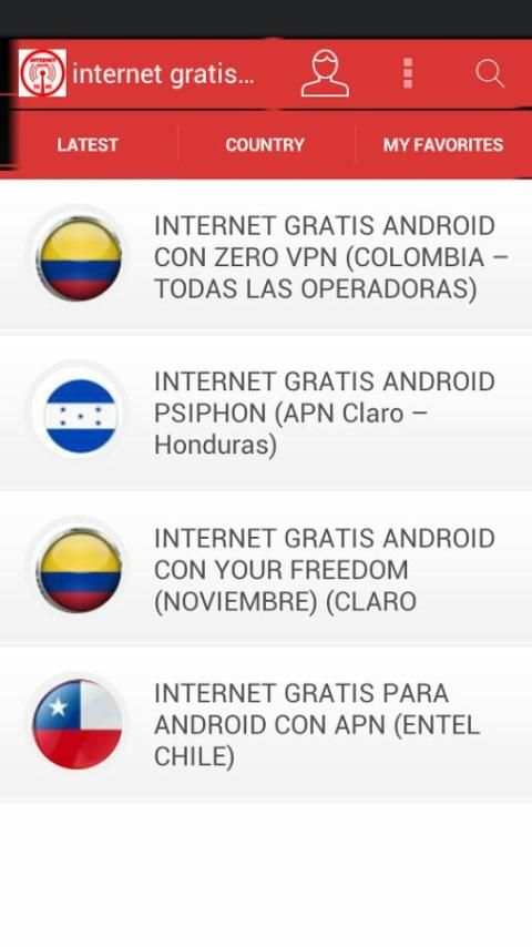 Internet Gratis Android 2016 screenshot 4
