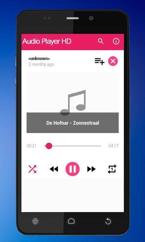 Audio Player HD скриншот 1