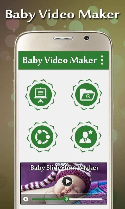 Baby Video Maker स्क्रीनशॉट 1