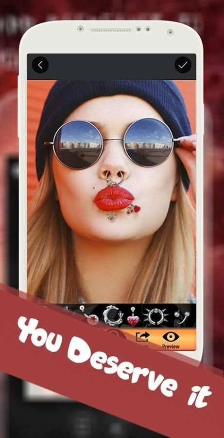 Piercing Camera Photo Editor 3 تصوير الشاشة