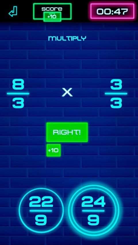 Fraction Challenge: Math games स्क्रीनशॉट 32