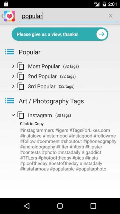 Likes & Follower for Instagram screenshot 1