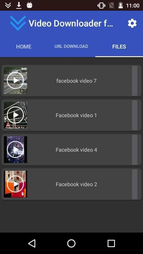 Video Downloader for Facebook скриншот 3