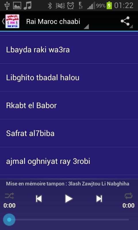 Rai Maroc chaabi 2016 screenshot 3