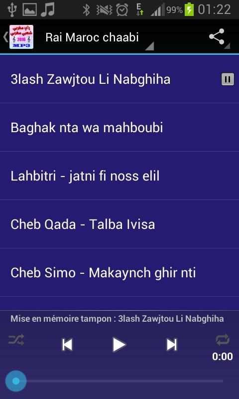 Rai Maroc chaabi 2016 screenshot 4