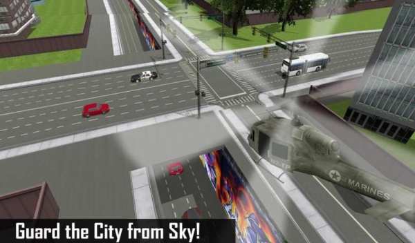 Helicopter Flying Train Sniper screenshot 2