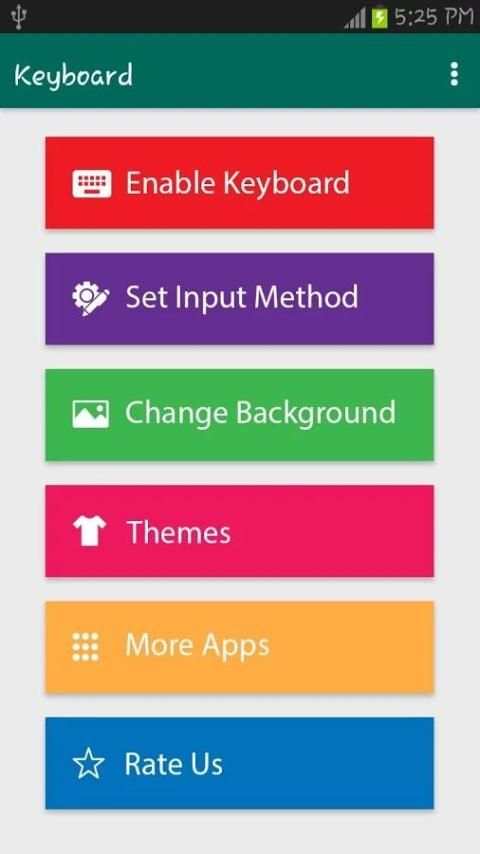 Arabic Input Keyboard screenshot 1