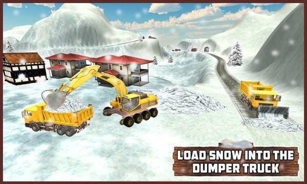 Snow Blower Truck Sim 3D screenshot 12