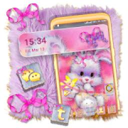 Kawaii Rabbit Launcher Theme