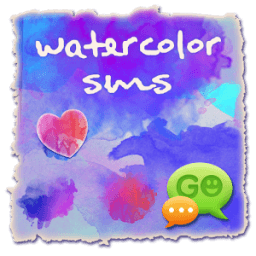 Watercolors GO SMS иконка