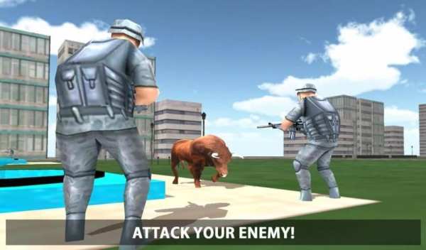 Crazy Angry Bull Revenge 3D screenshot 3