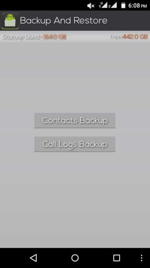 Contacts Backup & Restore screenshot 3