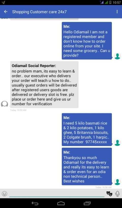 Odiamail Messenger & Shopping screenshot 2